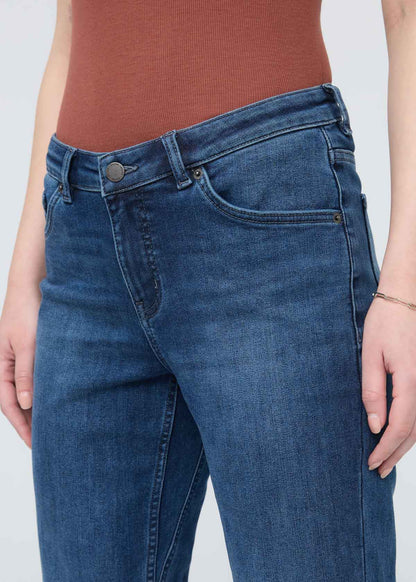 Tech Fleece Denim Girlfriend Jean - Classic Indigo