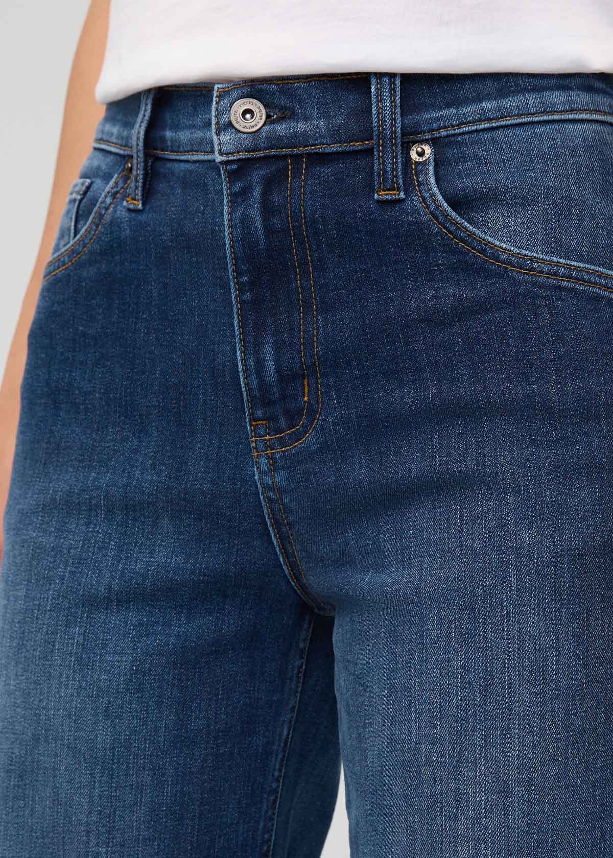 Performance Denim+ High Rise Wide Leg - Night Harbour