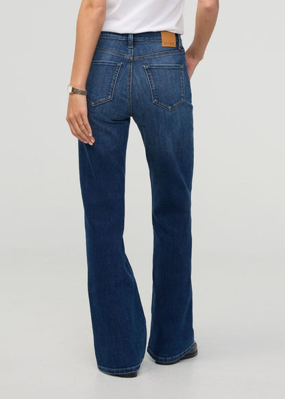 Performance Denim+ High Rise Wide Leg - Night Harbour