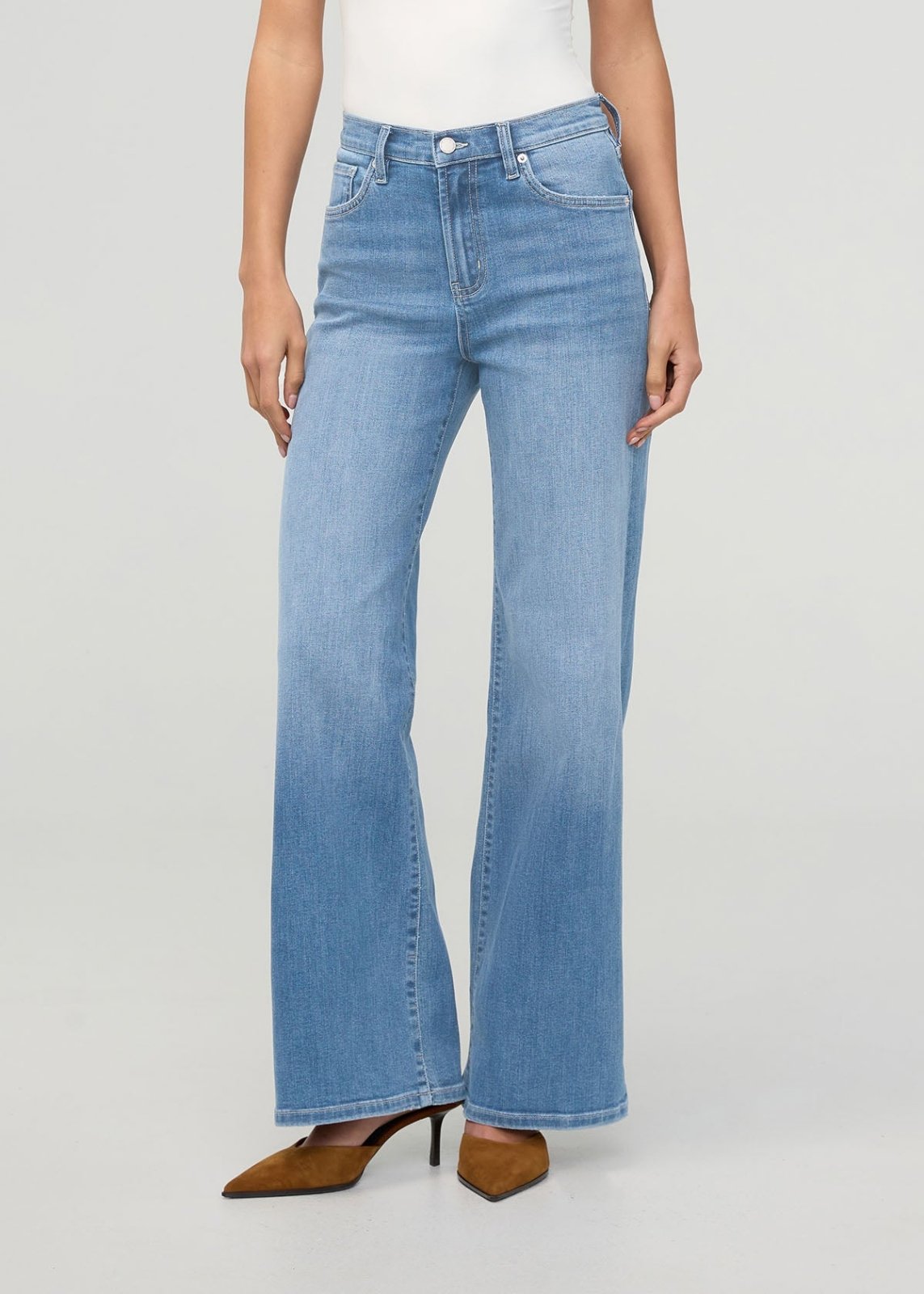 Performance Denim+ High Rise Wide Leg - Vintage Seaside
