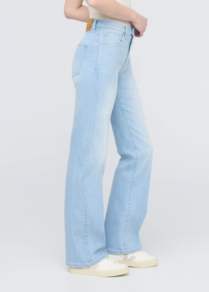 Performance Denim+ High Rise Straight - Sun Faded Blue