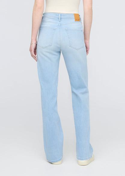 Performance Denim+ High Rise Straight - Sun Faded Blue