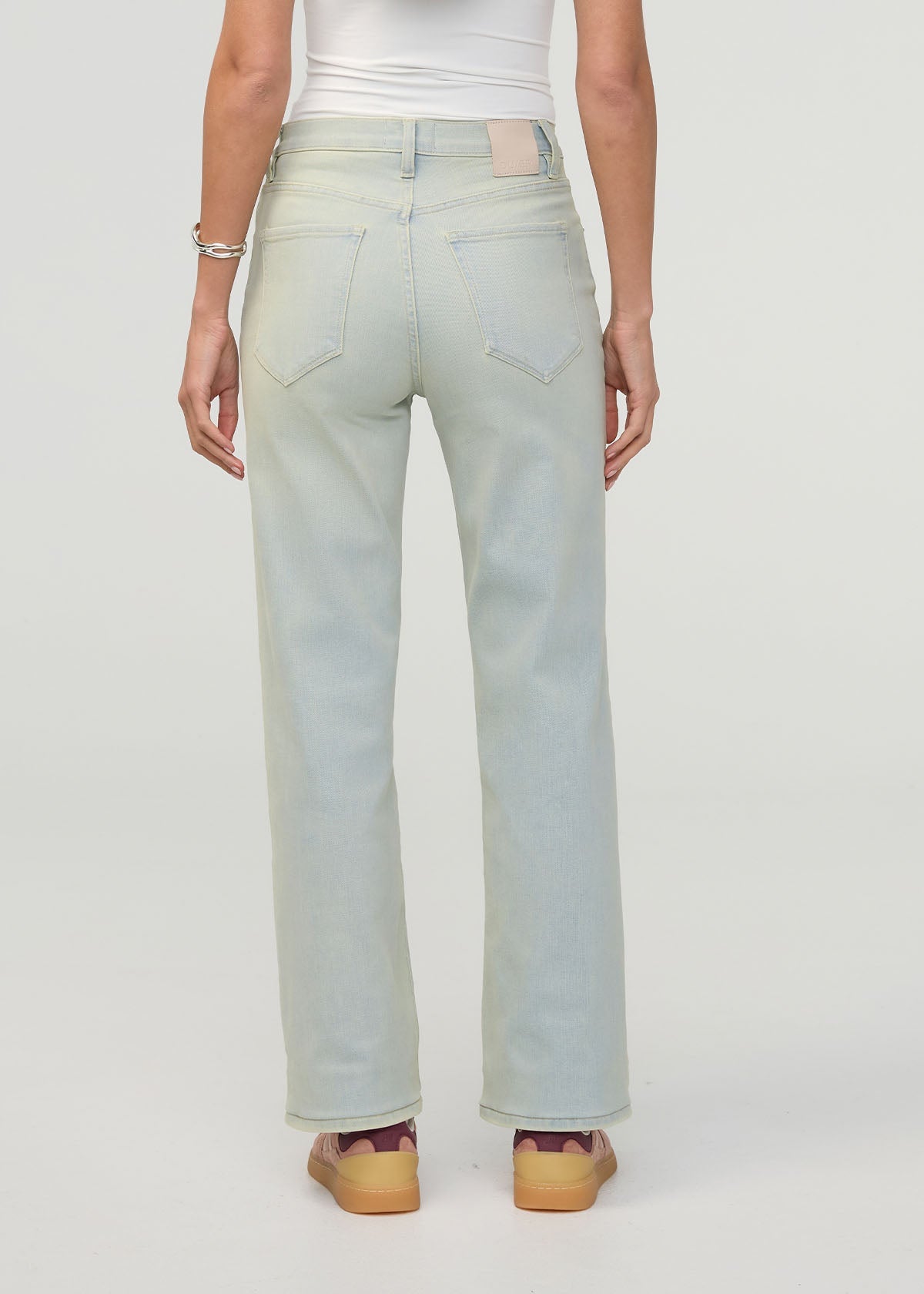 Performance Denim+ High Rise Straight - Moonstone