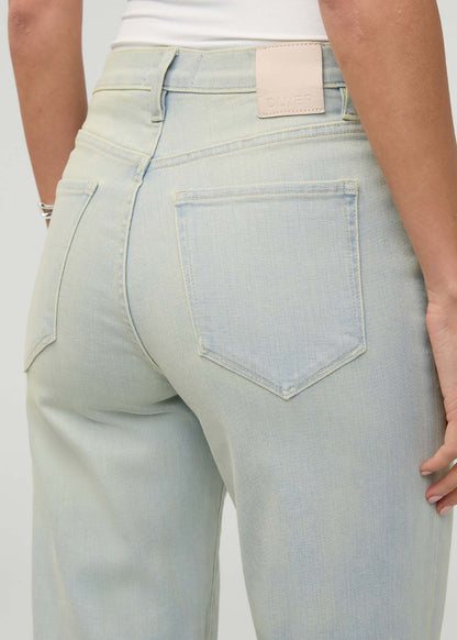 Performance Denim+ High Rise Straight - Moonstone