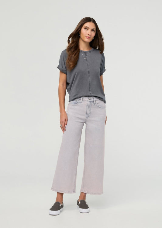 Performance Denim+ High Rise Wide Leg Crop