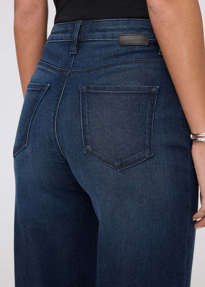 No Sweat Denim High Rise Wide Leg - Nostalgia Tone