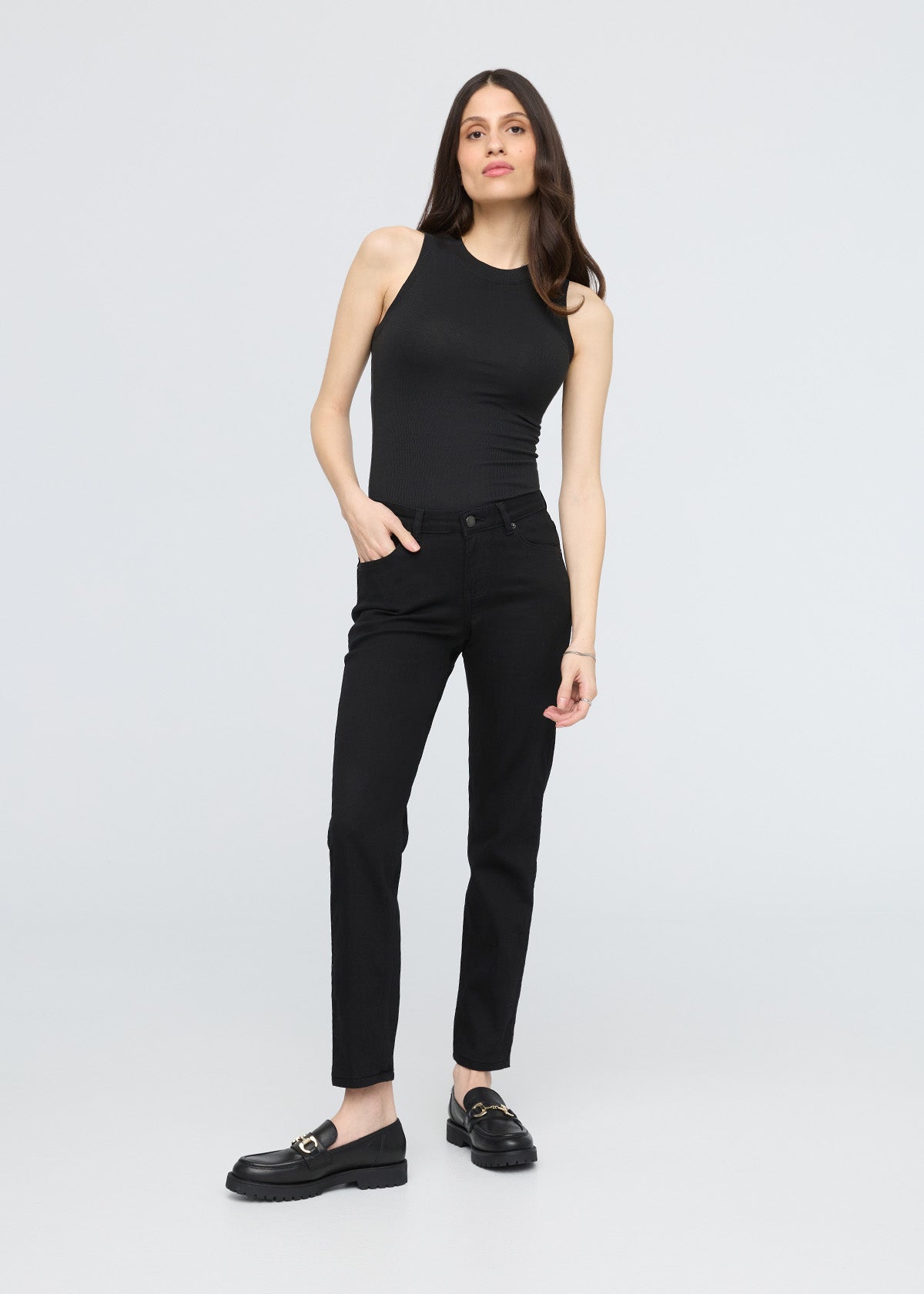 Performance Denim Girlfriend - Black