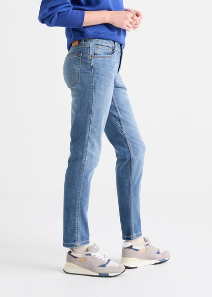 Performance Denim Girlfriend - Vintage Light Stone