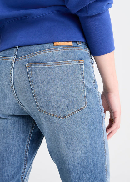 Performance Denim Girlfriend - Vintage Light Stone