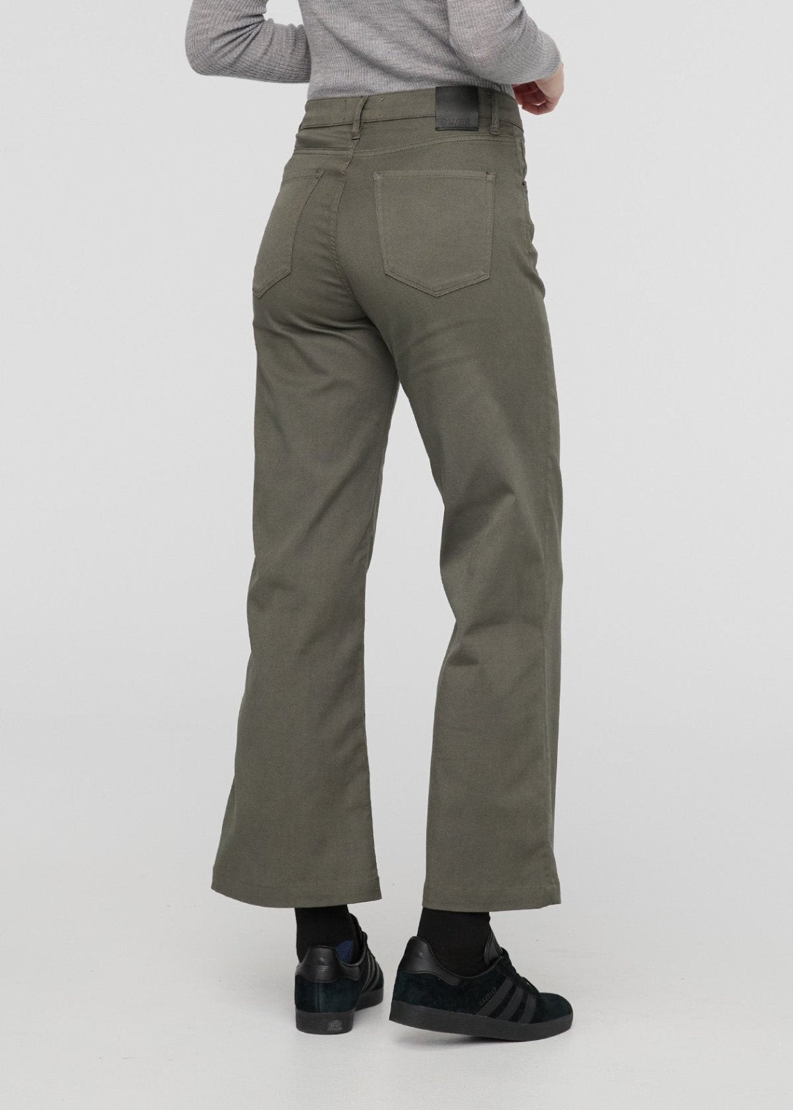 Live Free High Rise Wide Leg - Thyme