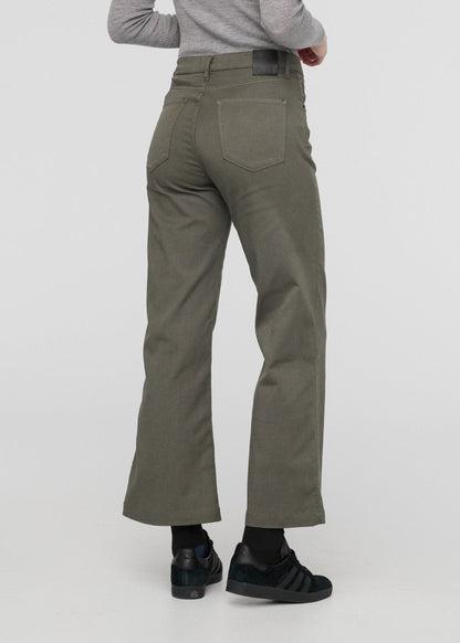 Live Free High Rise Wide Leg - Thyme