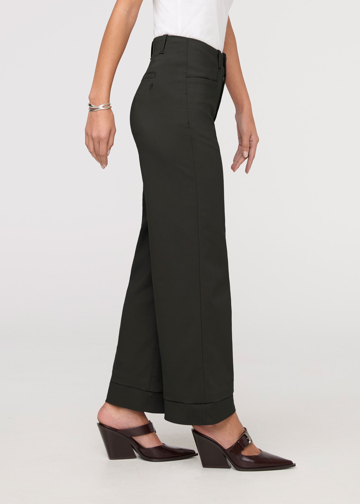 NuStretch High Rise Trouser - Evergreen
