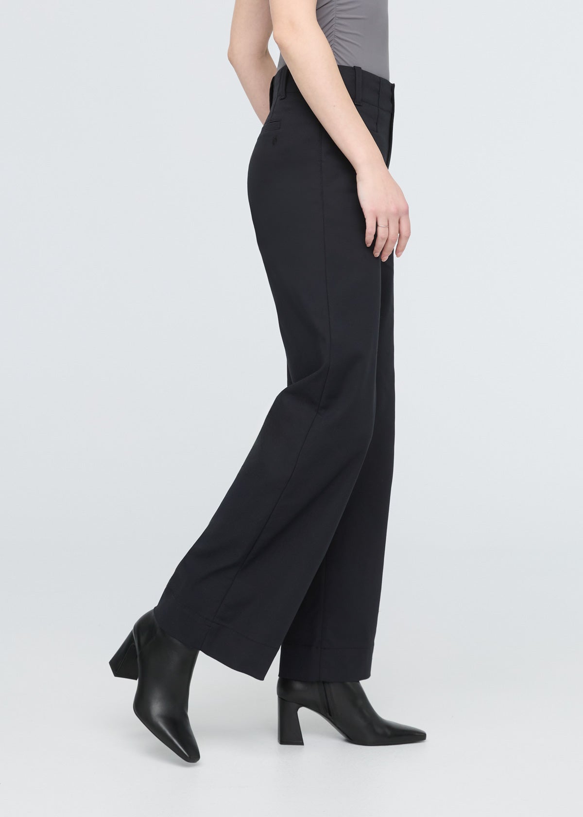 NuStretch High Rise Trouser - Black