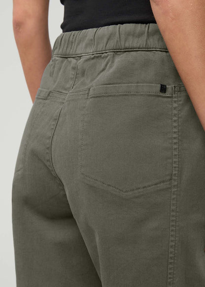 FlexTwill Barrel Pull On Pant - Thyme