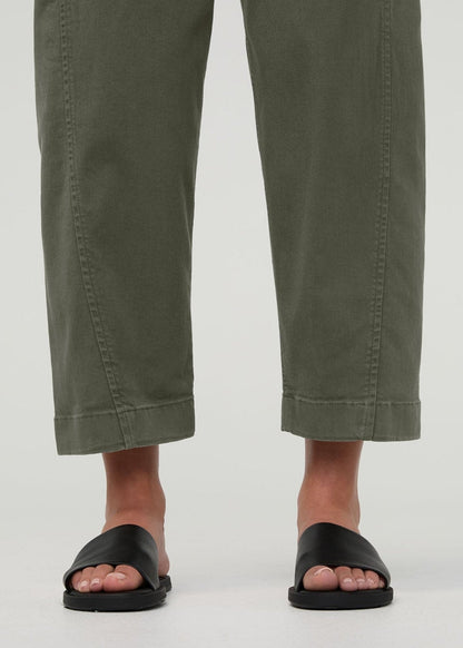 FlexTwill Barrel Pull On Pant - Thyme