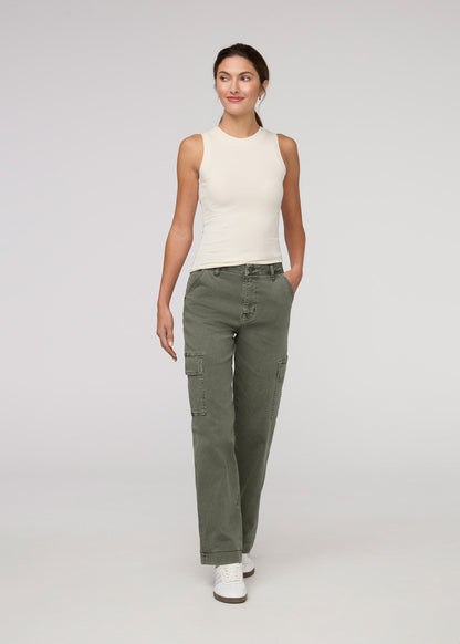 LuxTwill High Rise Cargo Pant