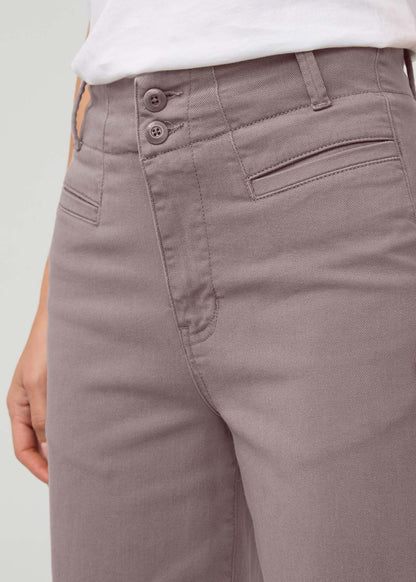 FlexTwill High Rise Trouser - Hazy Mauve