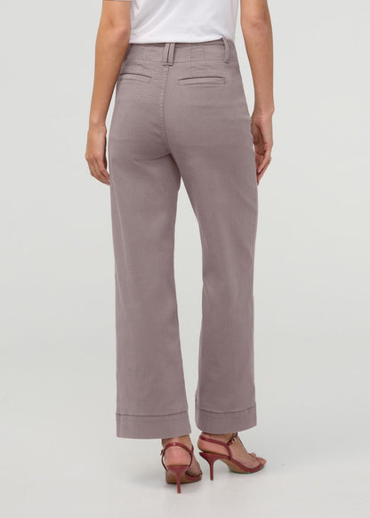FlexTwill High Rise Trouser - Hazy Mauve