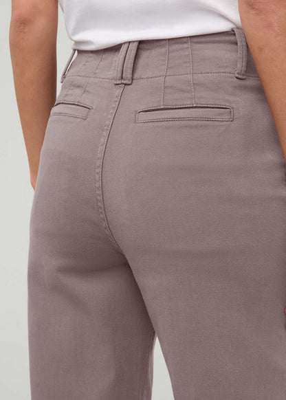 FlexTwill High Rise Trouser - Hazy Mauve