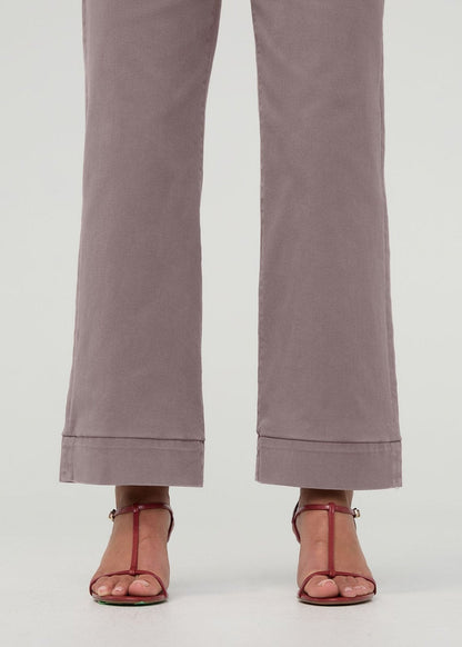 FlexTwill High Rise Trouser - Hazy Mauve
