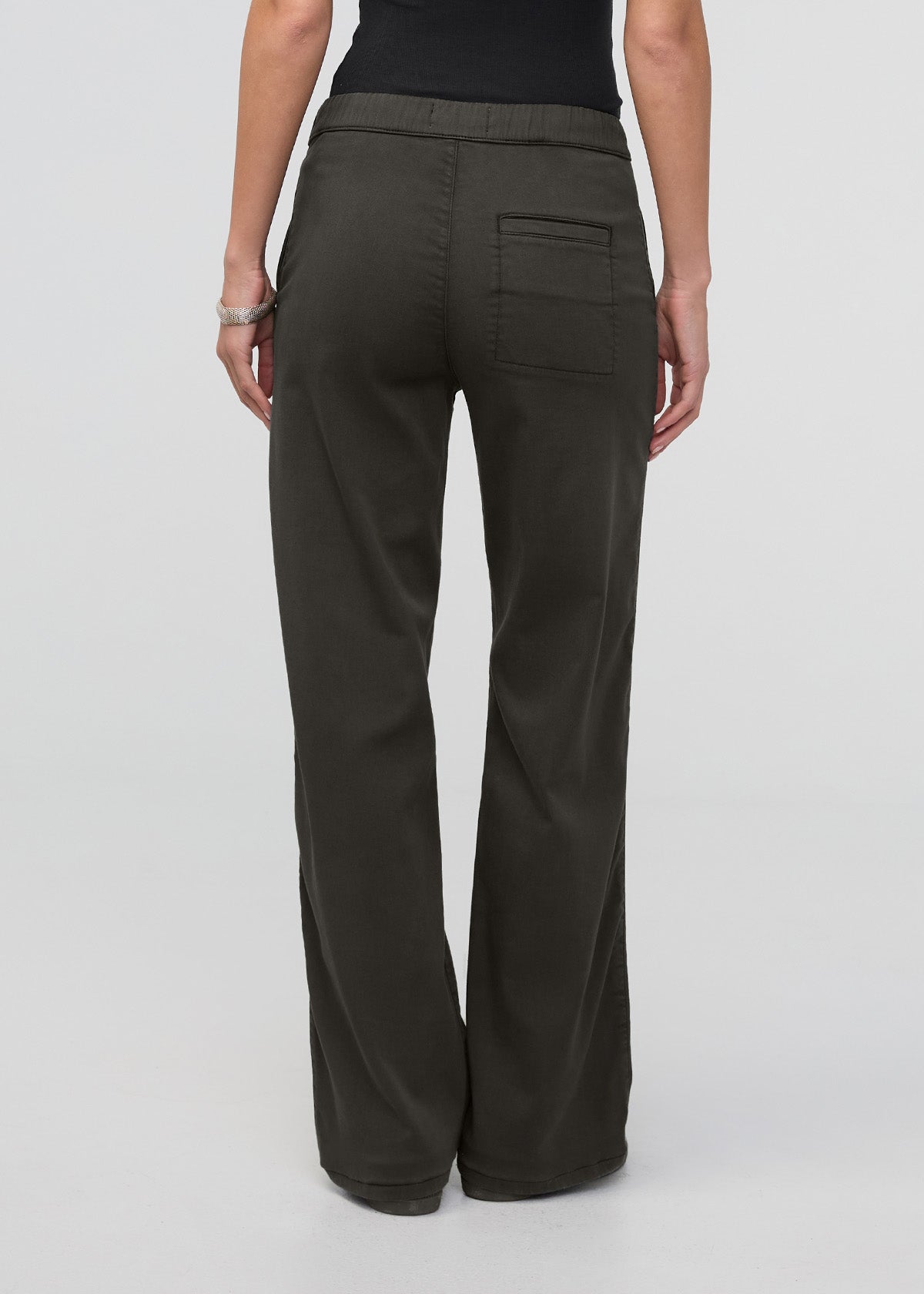 No Sweat Wide Leg Pant - Evergreen