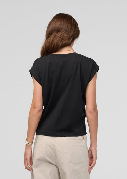 PurePima Dolman V-Neck - Black
