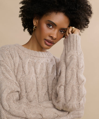 Cable Serena Crewneck