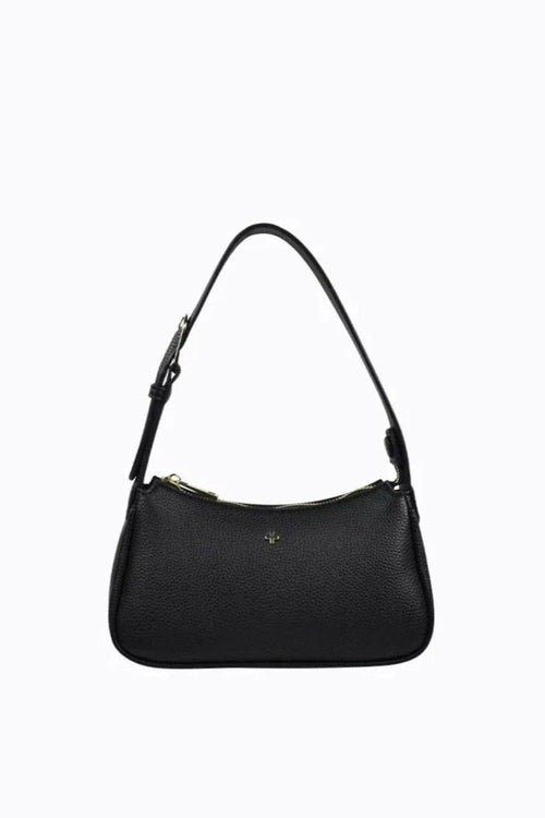 Gabi Small Shoulder Bag Black Pebble