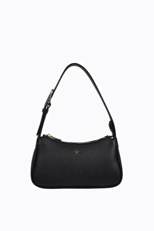 Gabi Small Shoulder Bag Black Pebble