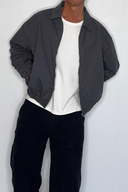 Arik Washed Bomber Stone
